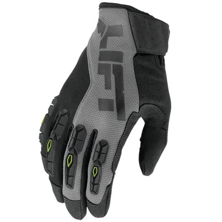 LIFT SAFETY GRUNT Glove GreyBlack Synthetic Leather with TPR Guards GGT-17YKM